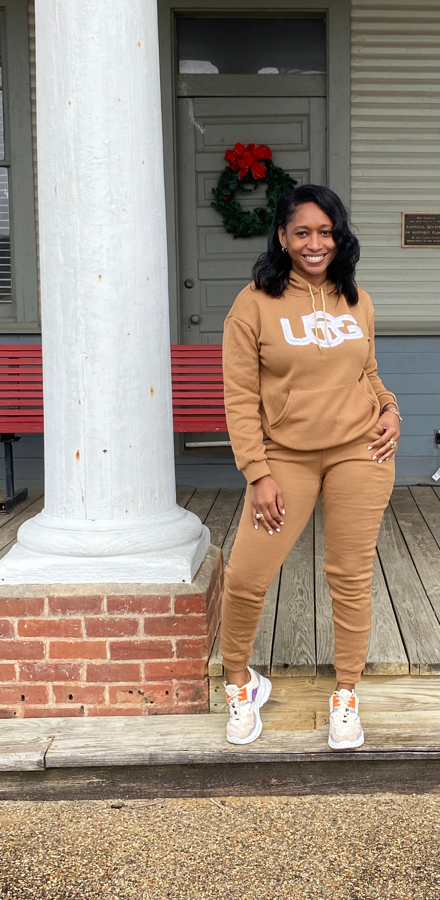 Letter hoodie set