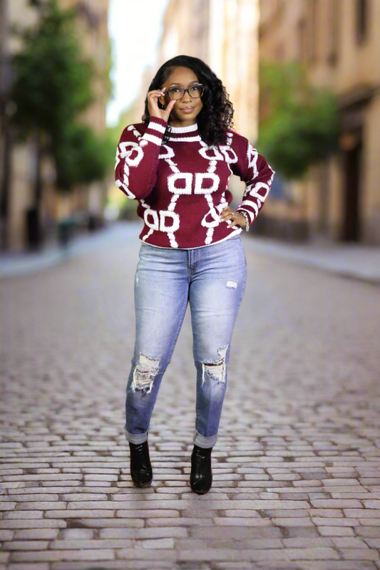 Space Double D Sweater