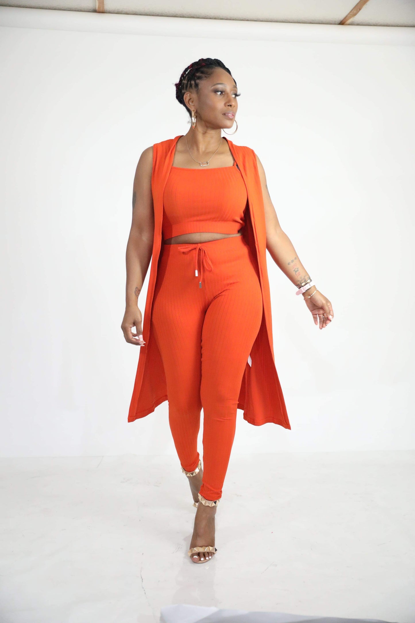 The Night Legging Set (orange)