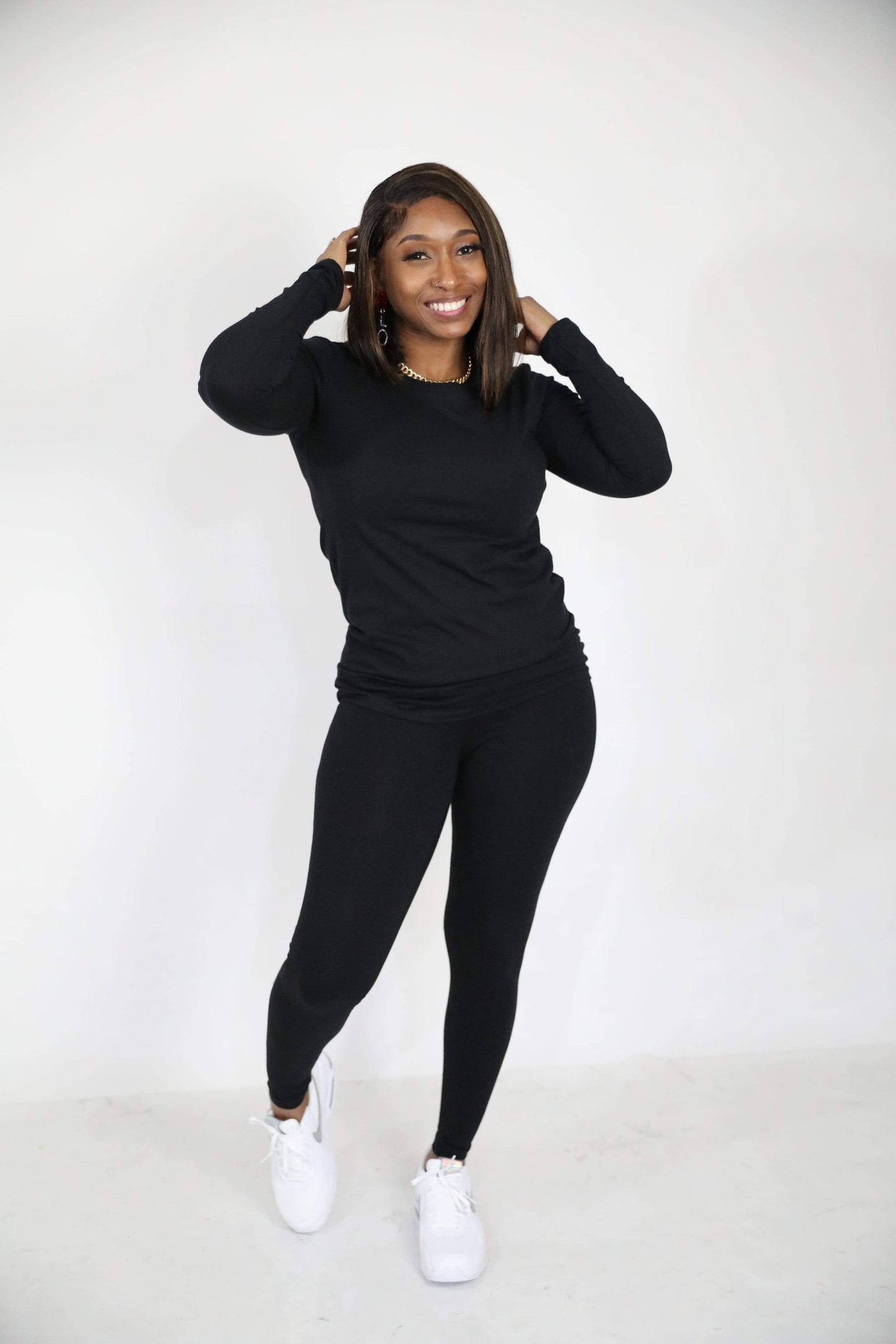 Staying Kozie Legging Set (black)