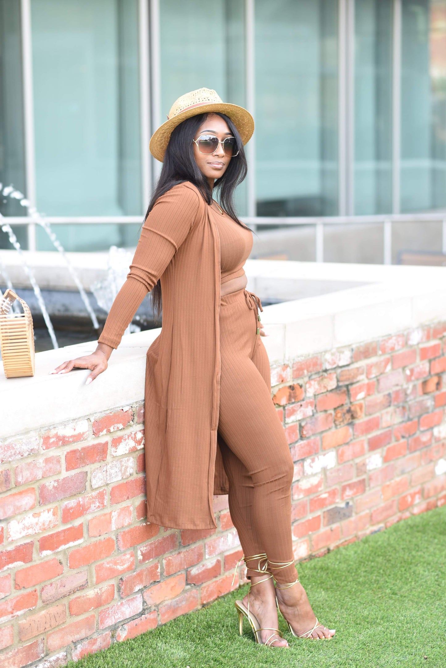 Cognac 3 Piece Set